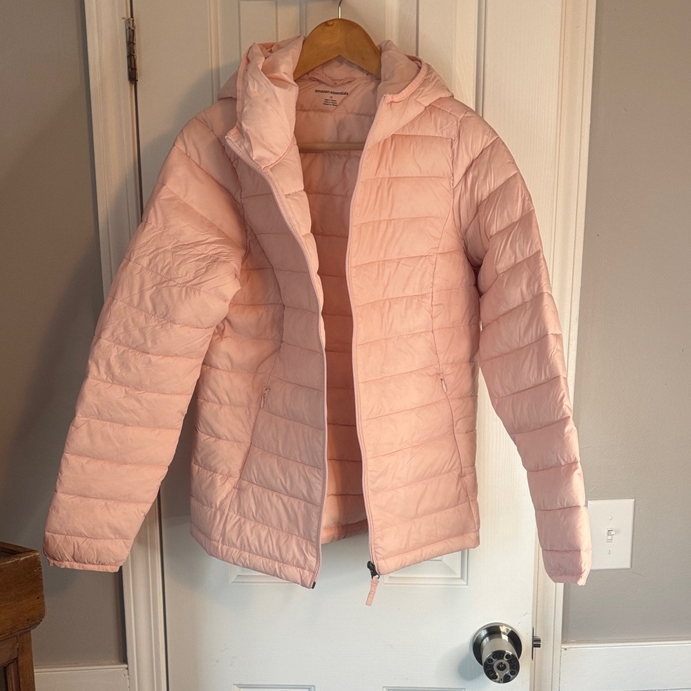 Amazon Essentials Soft Pink Jacket NWT - image 1